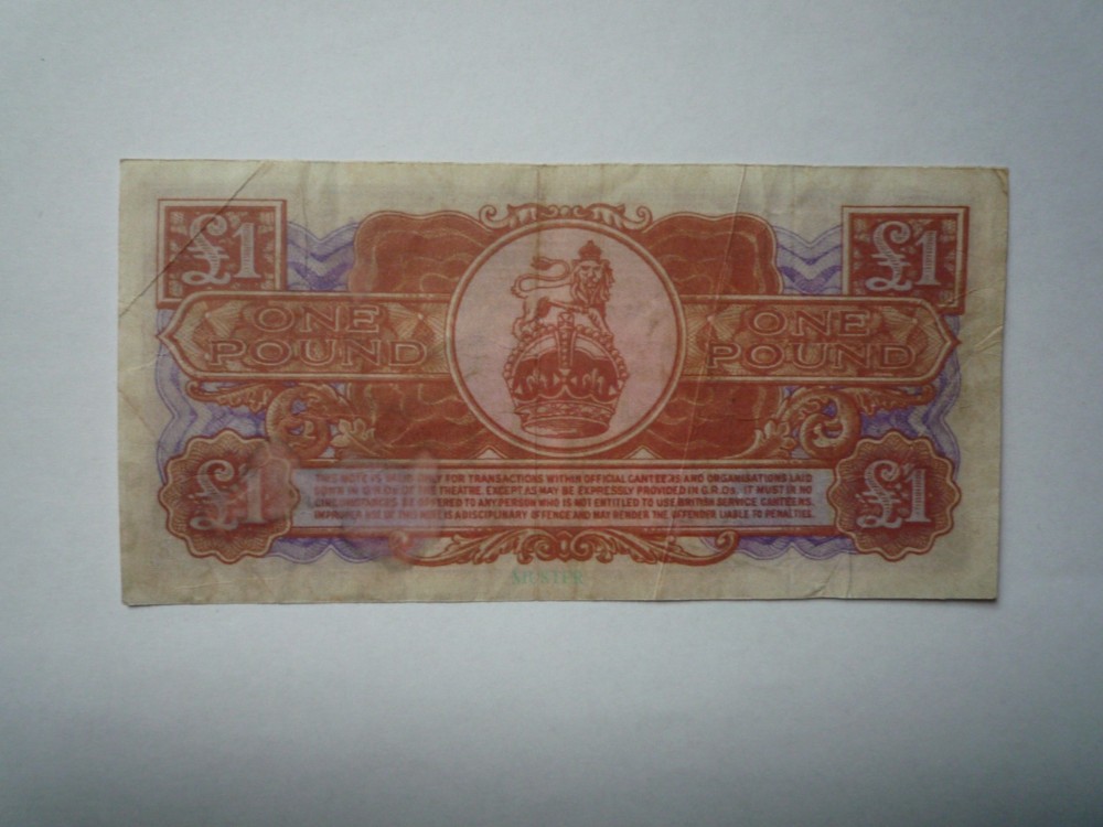 British Armed Forces 1 Pound (728)