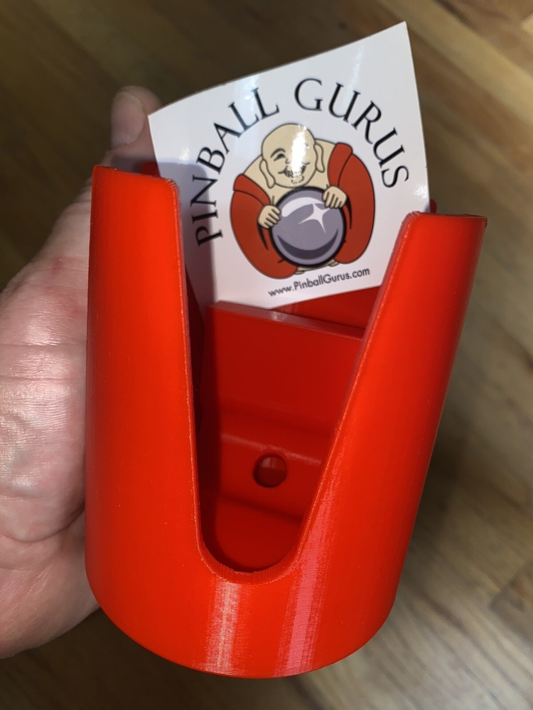 Universal Pinball Machine Drink, Cup, Pop, Soda, Beverage Holder RED