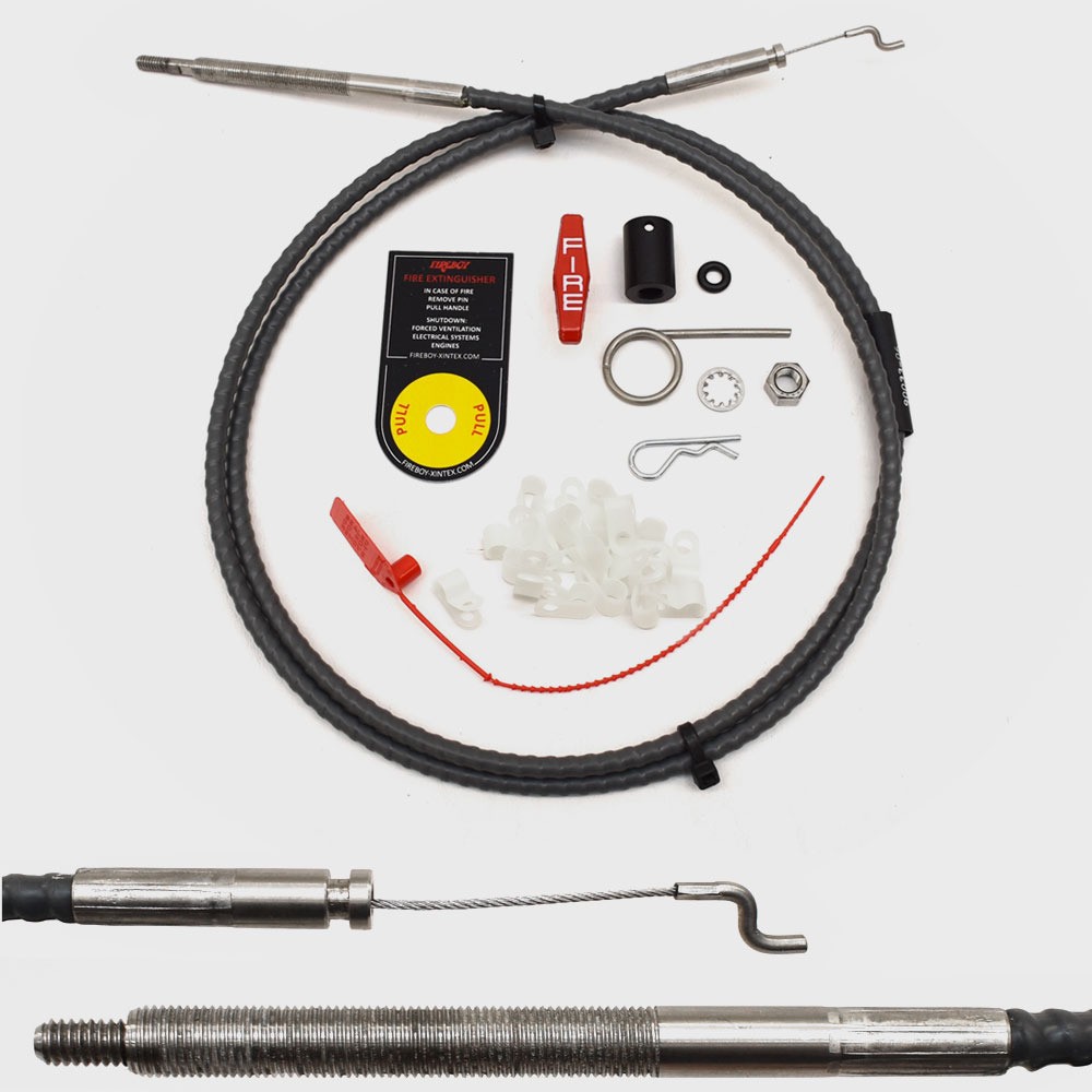 Fireboy Boat Manual Discharge Cable Kit E-4209-06 | 6 Ft