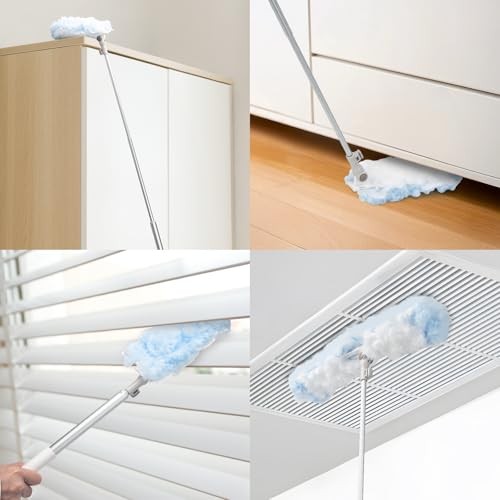 Duster Refill Kit with 6 ft Super Extendable 20 Count+ 6FT Extended Handle