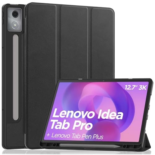 Case for Idea Tab Pro 12.7 inch 2025 with Pen Holder & Auto Sleep/Wake Function