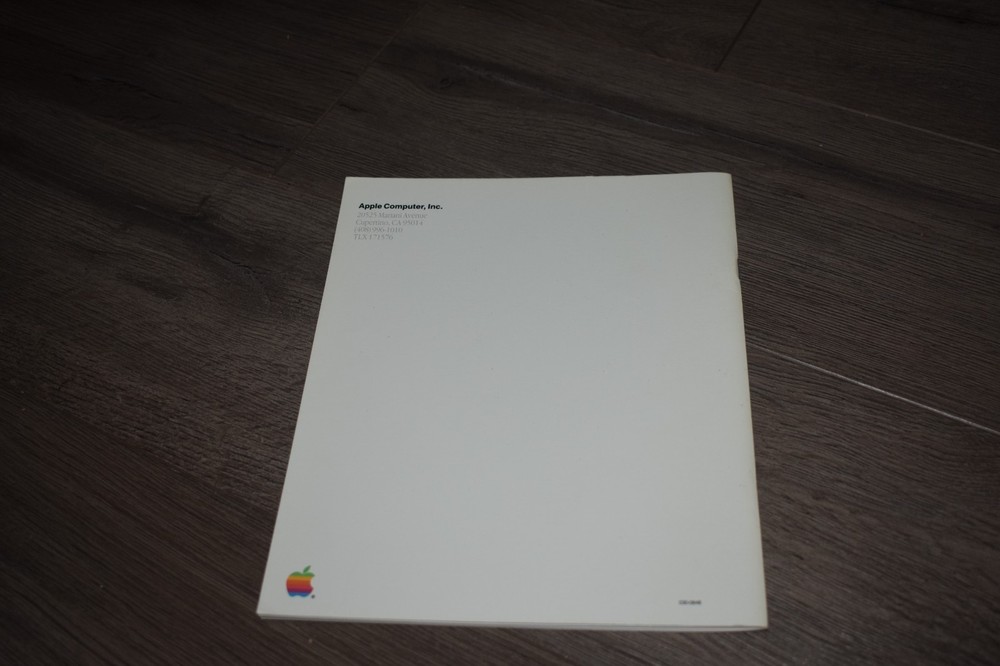Apple Macintosh MacPaint instruction manual 1983