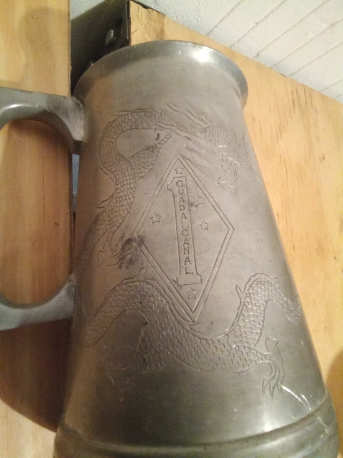 1947 Tientsin, China Named USMC/US Marine Corps Mug Lot. 1st Marine Division