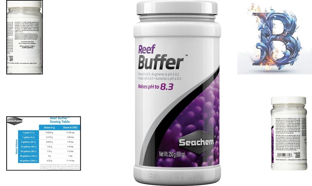 Reef Buffer 250g - pH Stabilizer & Carbonate Alkalinity Enhancer for Aquariums