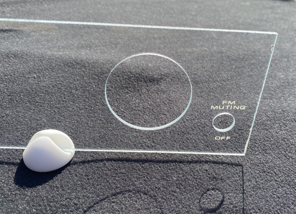 Pioneer SX-838 Dial Glass Replacement Part