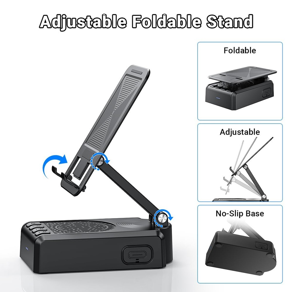 Bluetooth Speaker with Video Scrolling Remote and Phone Stand, Phone Speaker ...