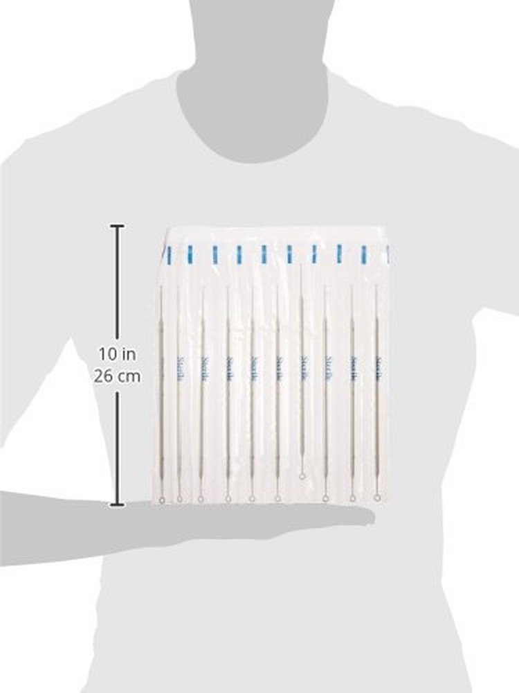 Globe Scientific 2850 Polystyrene Combo Inoculation Loop with Calibration Cer...