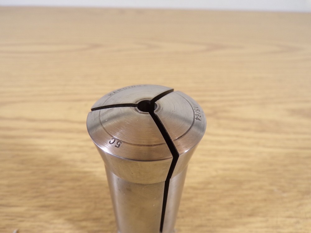 Hardinge 5C Round Smooth Collet, 15/64", No Internal Thread