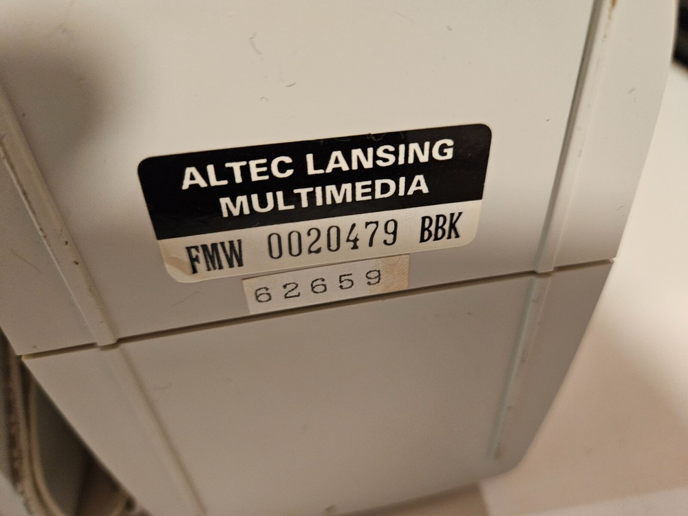 Altec Lansing ACS40 Computer Multimedia Speakers only no power supply