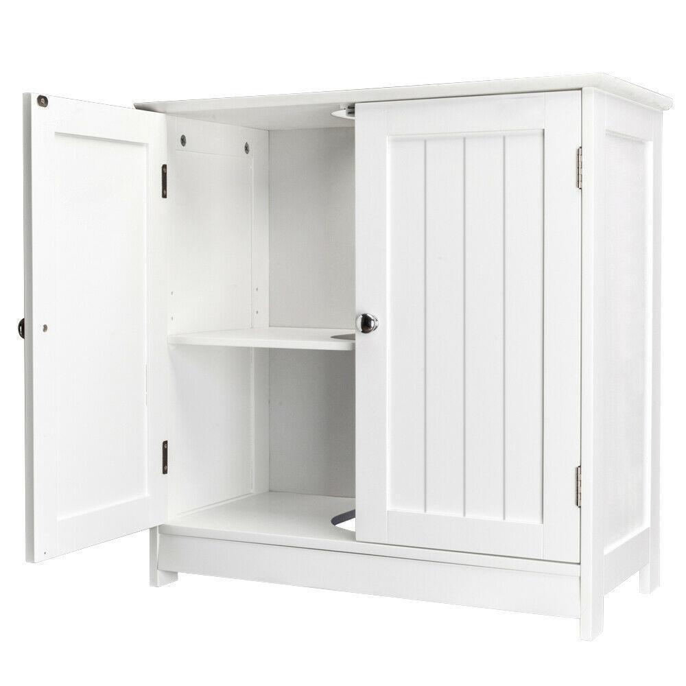 Bathroom Vanity Cabinet Undermount Sink Organizer Vessel Sink White