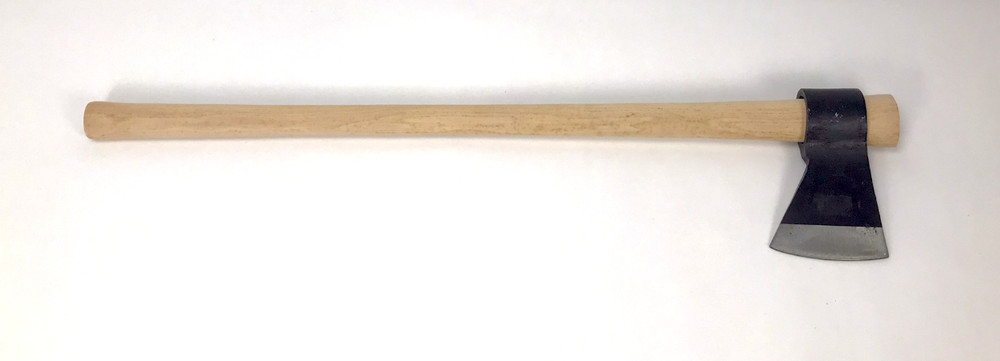 Primitive Axe - Tapered Oval Socket - 4 lbs Head, 36 inch Hickory Handle