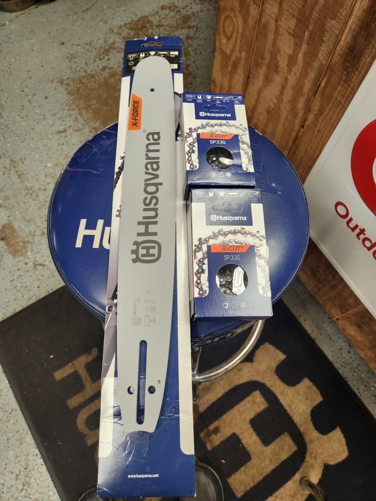 Husqvarna  18" bar and 2 chains