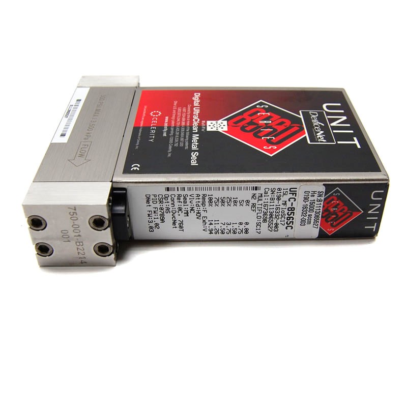 Celerity Unit UFC-8565C Mass Flow Controller MFC Valve D-Net (He/15SLM) C-Seals