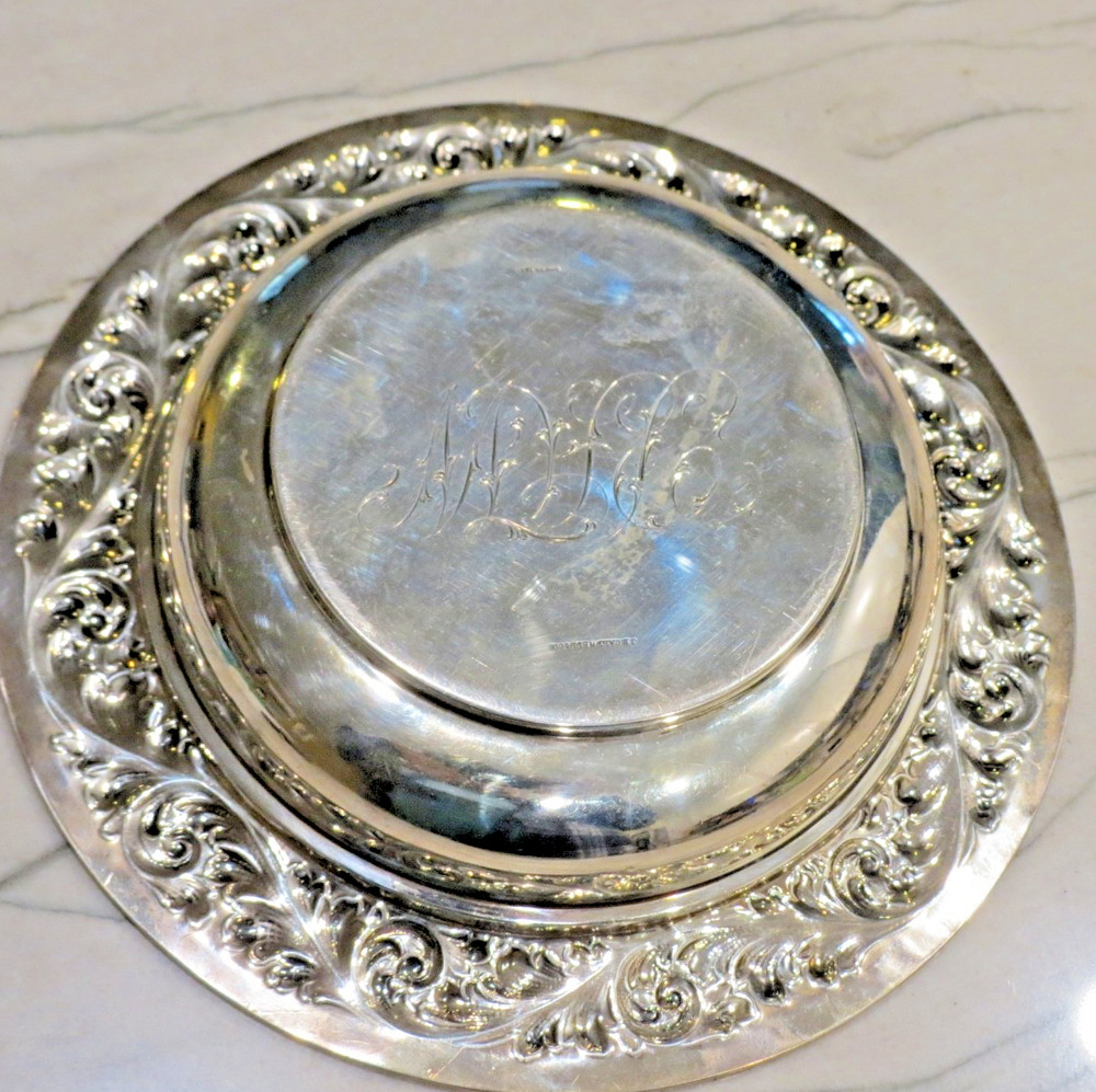 Sterling Silver J. E. Caldwell & Co. Butter Dish with insert 310 grams