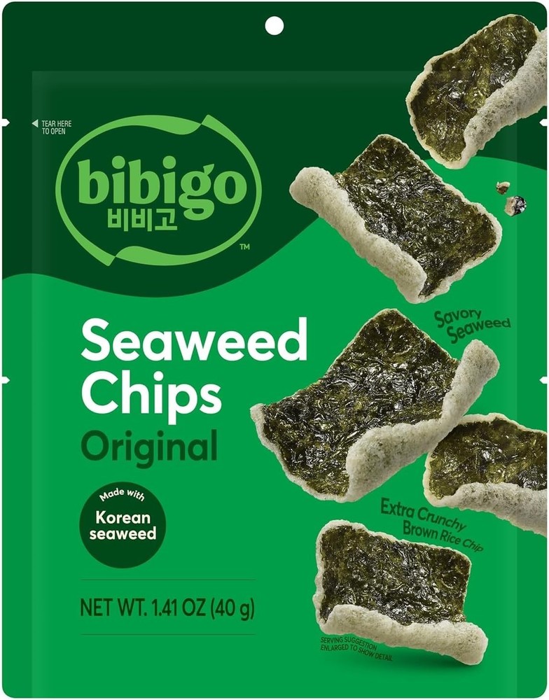 Bibigo Seaweed Chips, 1.41 Ounce