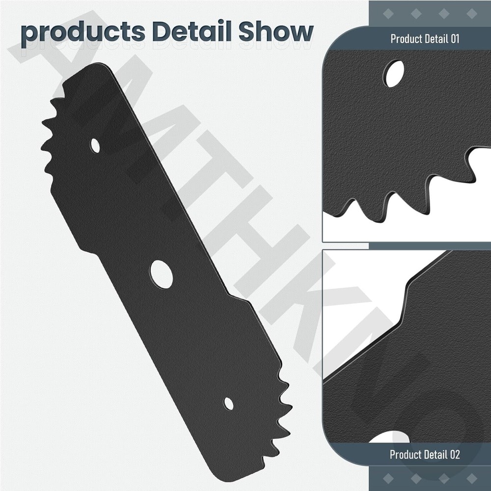 2-Pack EB-007 Edge Hog Heavy-Duty Edger Replacement Blades Compatible