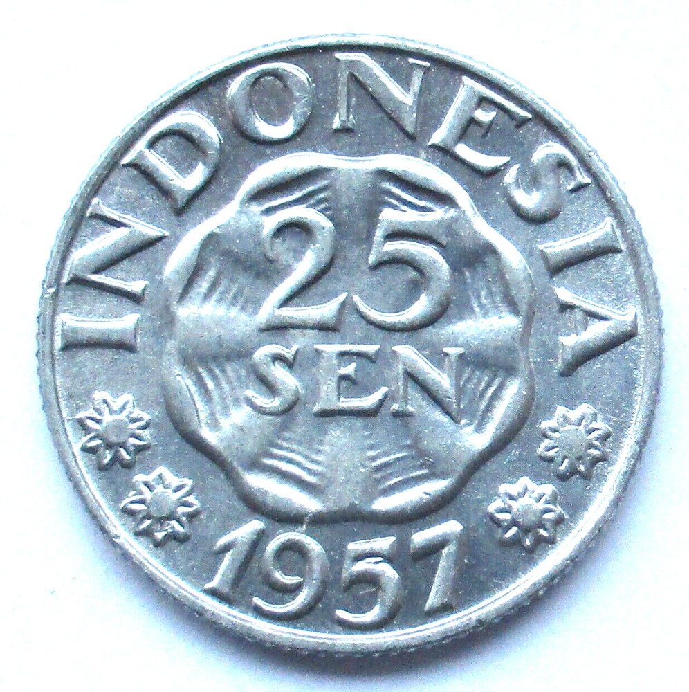 Indonesia 25 SEN 1957 Garuda