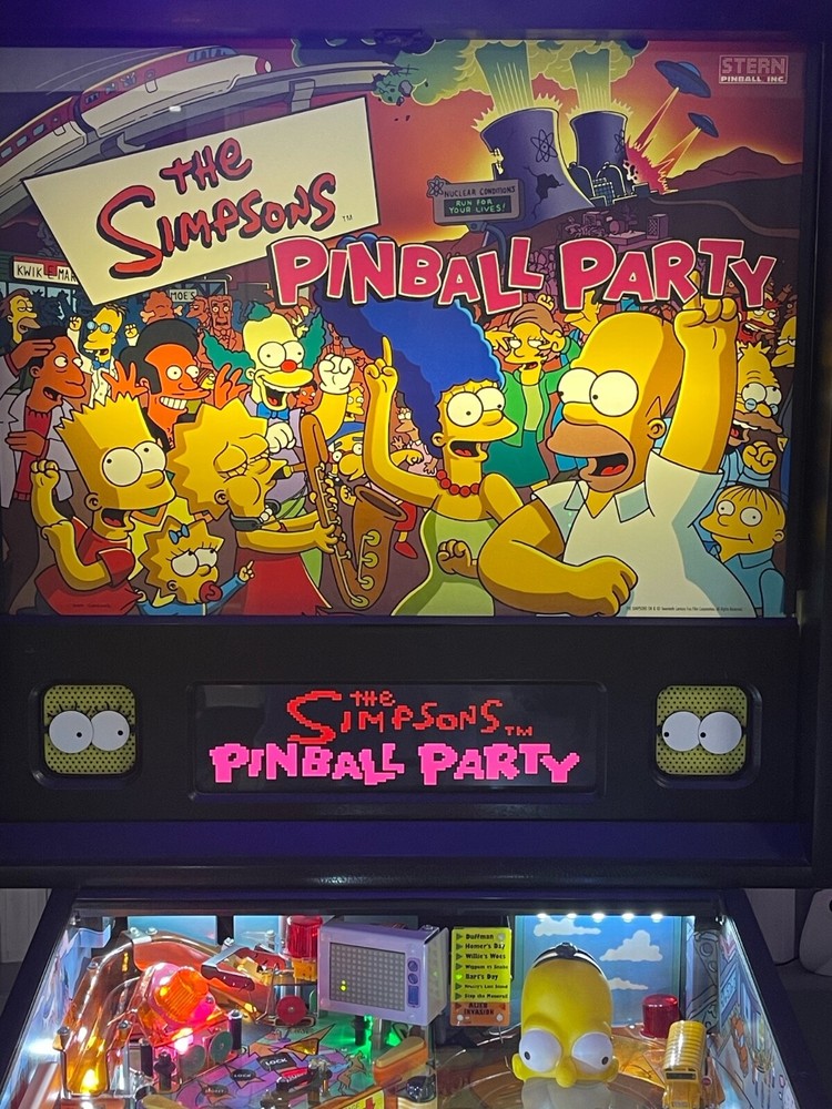 Simpsons Pinball Party Pinball Machine Speaker Inserts