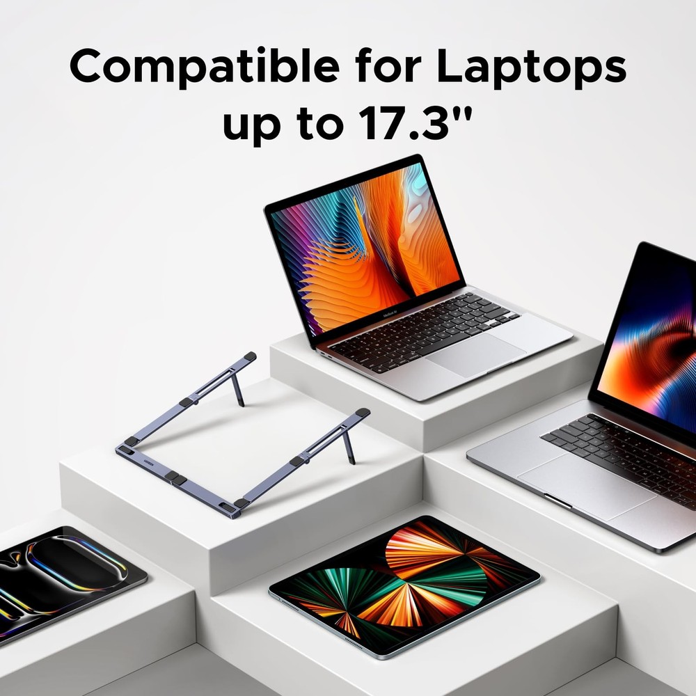 UGREEN Portable Laptop Stand, Foldable & Compact Aluminum Computer Stand...