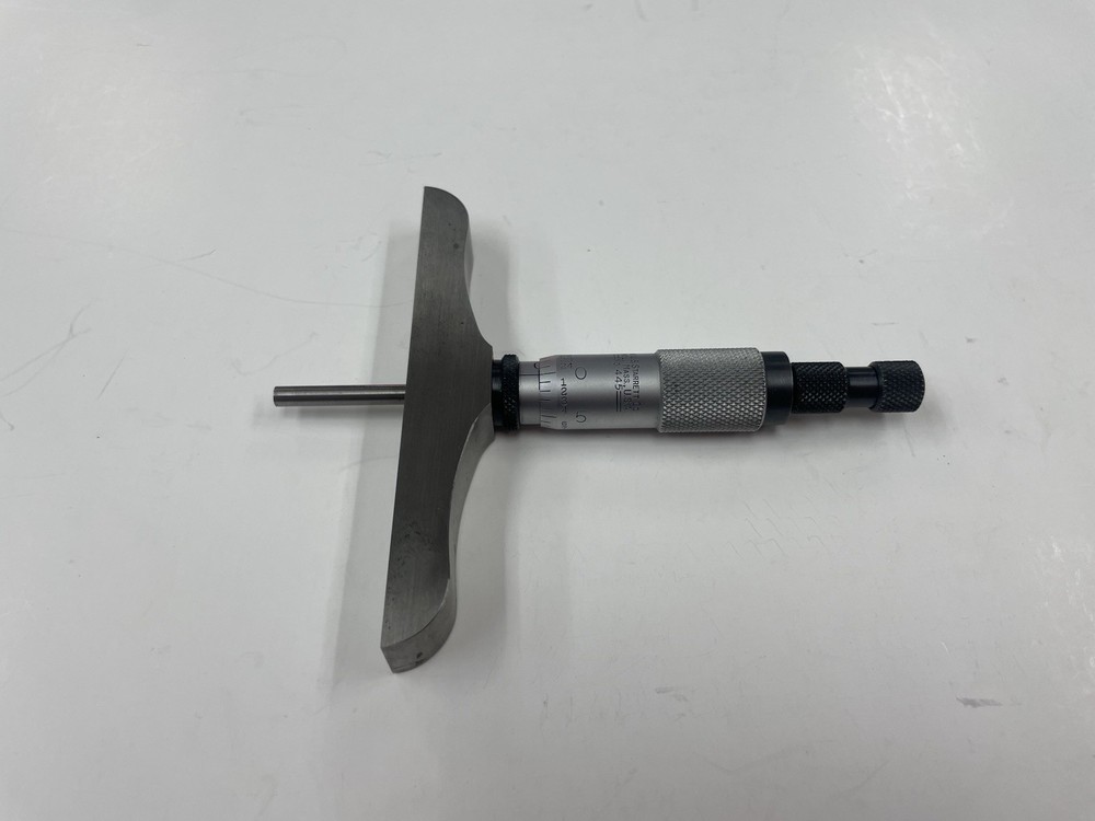 Starrett 445 Depth Micrometer 4in. Base