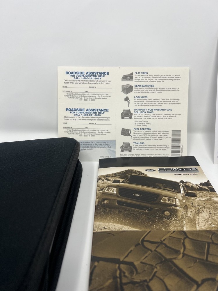 2009 Ford Ranger Owners Manual OEM Complete Set