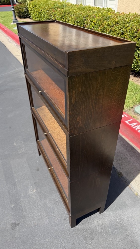 Globe Wernicke 3-stack Sectional Bookcase. Unrestored All Original Hardware.1950