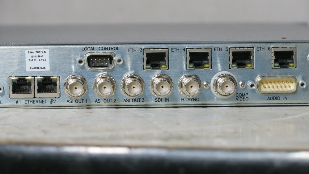 Tandberg en5930 mpeg2 and mpeg4 encoder for composite and hdsdi