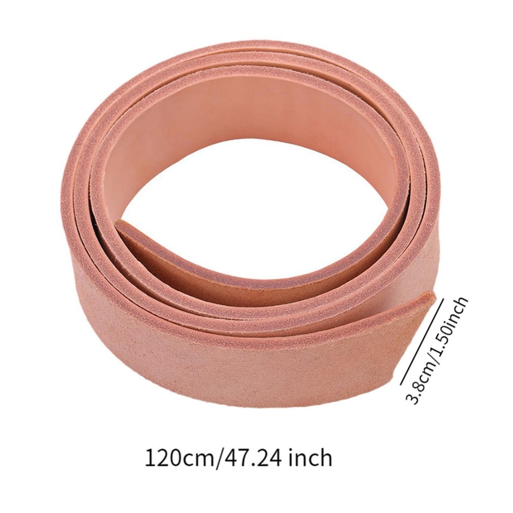 PU Leather Strap Flat Leather Belt Strips Multipurpose Leather Belt for DIY