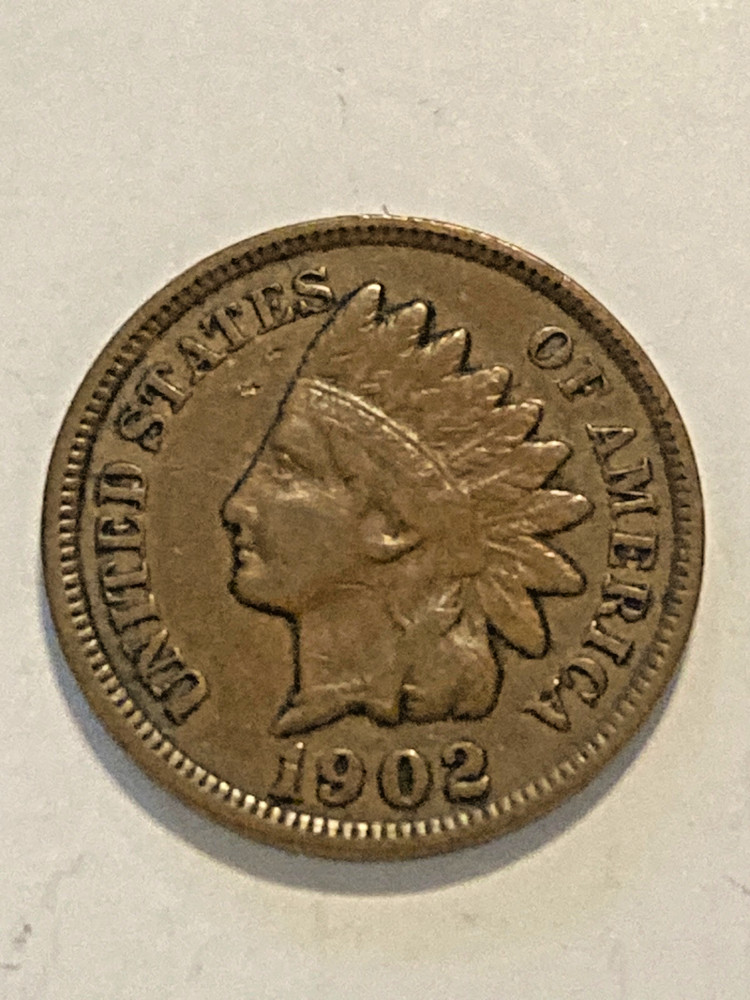 1902 Indian Head Cent Full Liberty