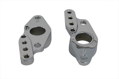Swingarm Pivot Mount End Caps Chrome fits Harley Davidson