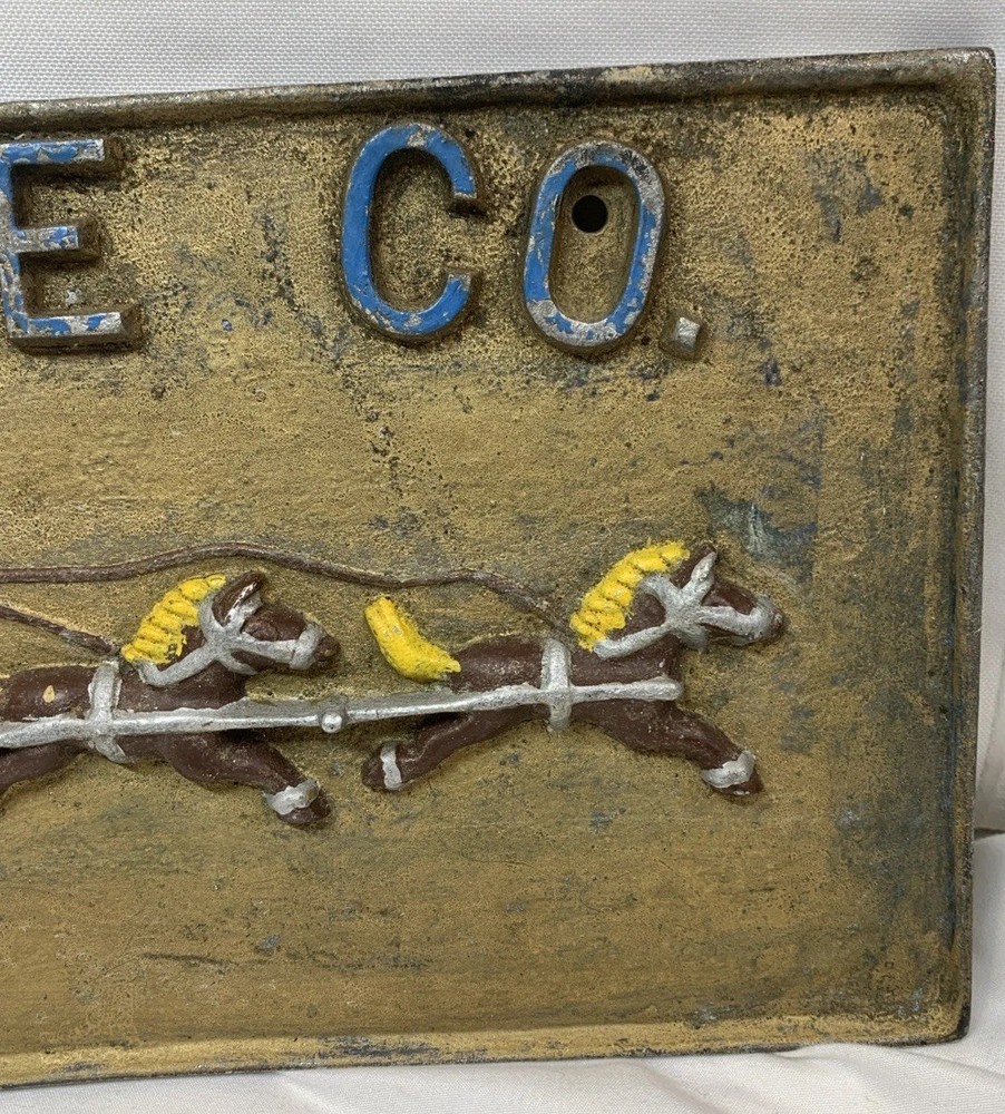 Engine Co. Metal Licence Plate