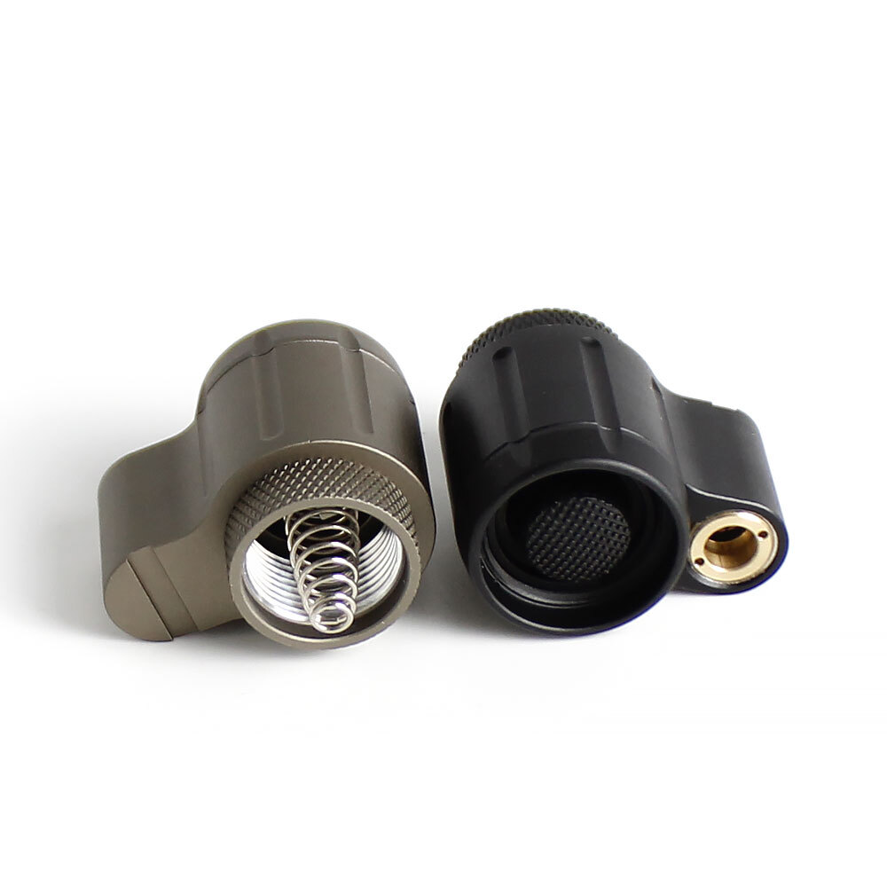Tactical Flashlight M600B Replacement Tailcap + Remote Pressure Switch
