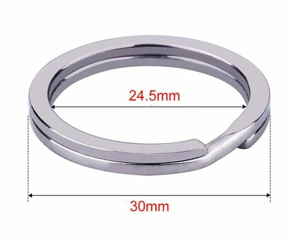 Key Ring Split Ring 30mm Heavy Duty Split Key Ring Loop Key Rings Bulk