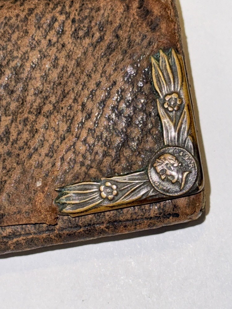 Antique Leather Fly & Leader Wallet