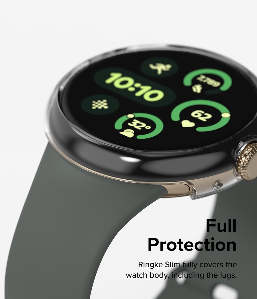 Google Pixel Watch 3 Case | Ringke [Slim] Protector Lightweight Cover 2PK