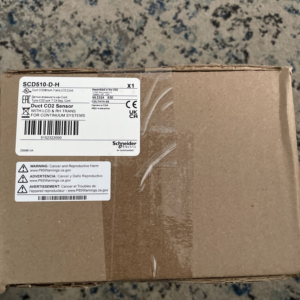 SCD510-D-H Duct CO2 & Hum, Trans, LCD, Continuum (NEW)