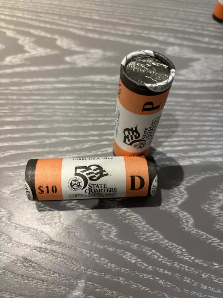 2005 P&D Minnesota State Quarters BU Mint Rolls
