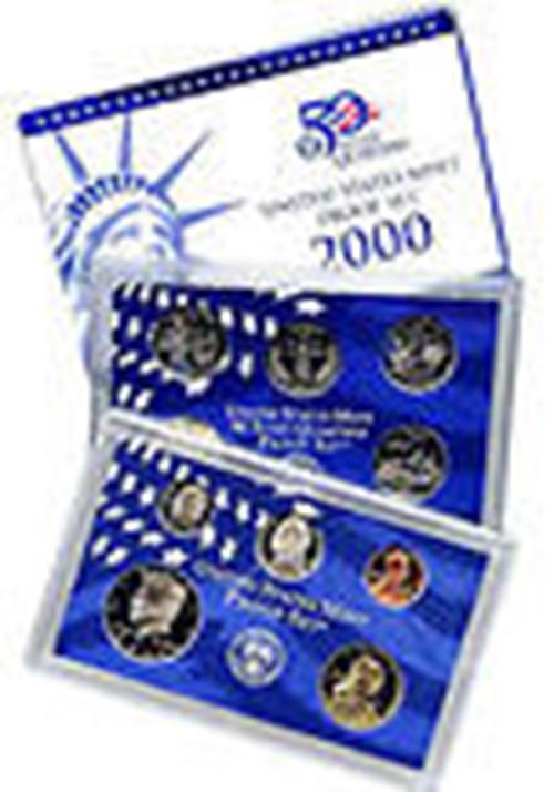 1999 US PROOF CLAD QUARTER SET