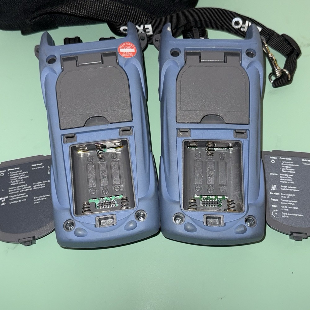 Exfo ELS-100 Light Source & FPM-300 Power Meter SM & MM Test Set