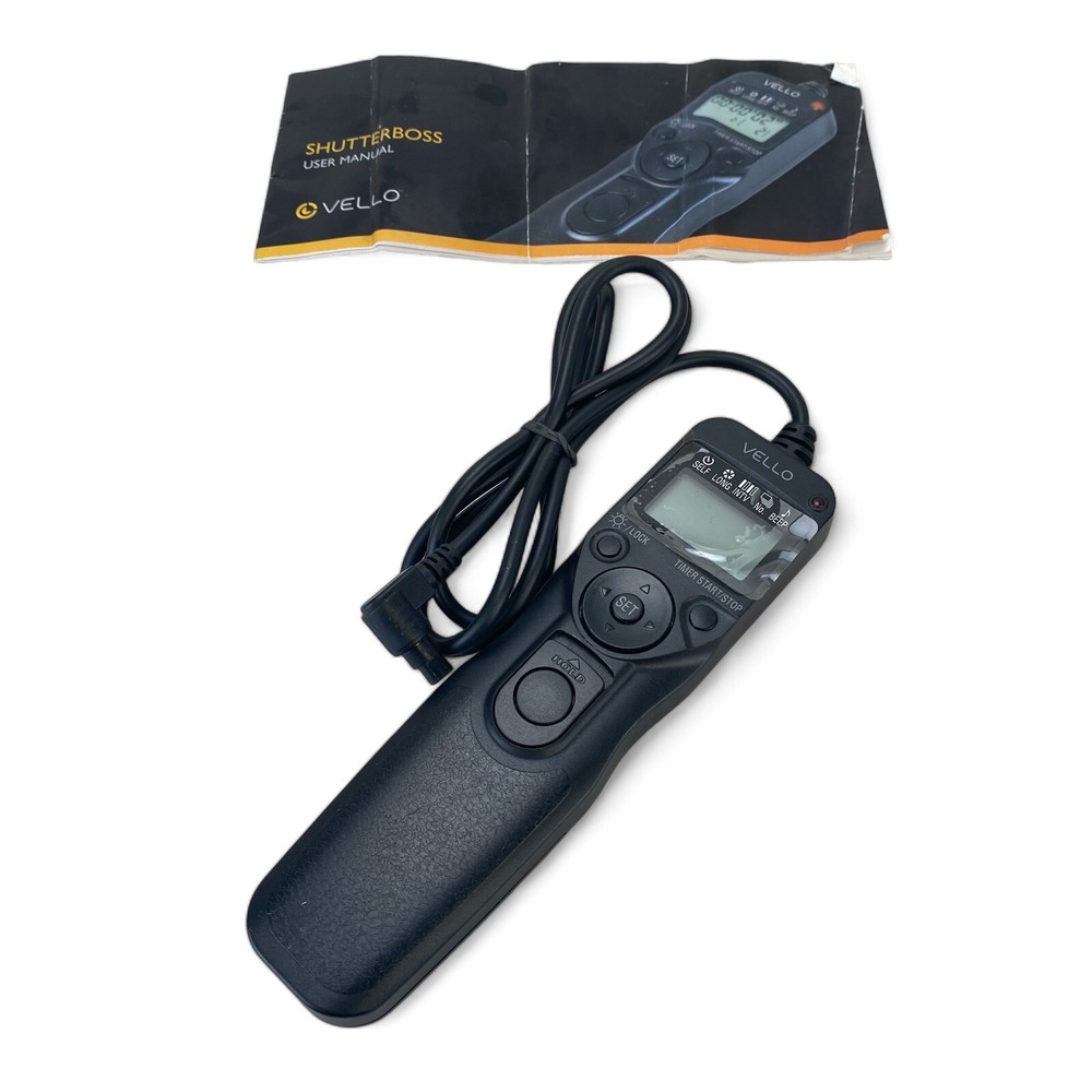 Vello Shutterboss Remote Trigger Sony Multi-Terminal Alpha & CS series w/ Manual