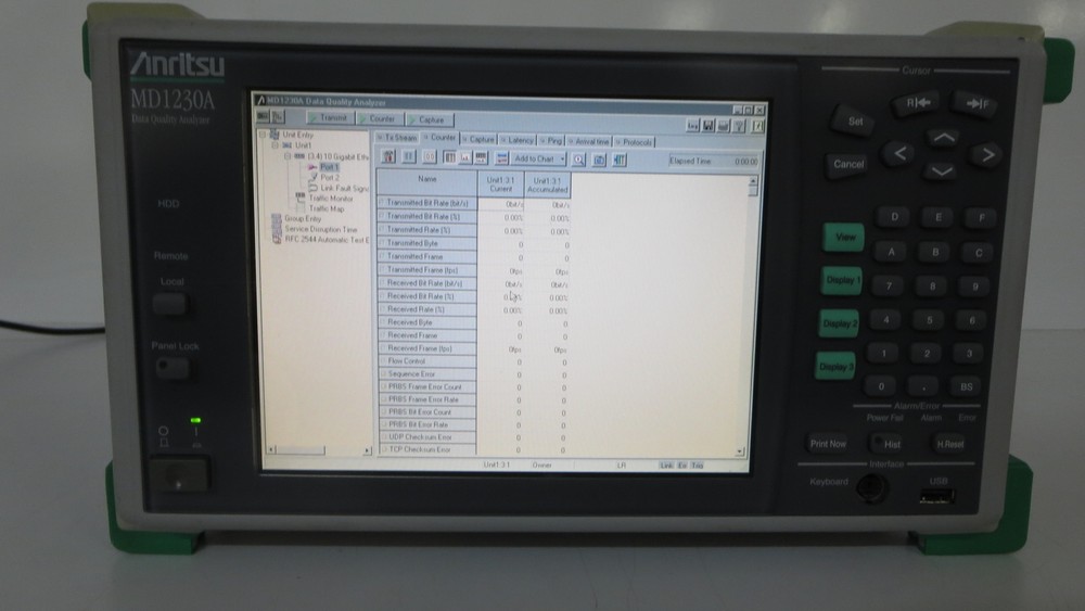 ANRITSU MD1230A DATA QUALITY ANALYZER