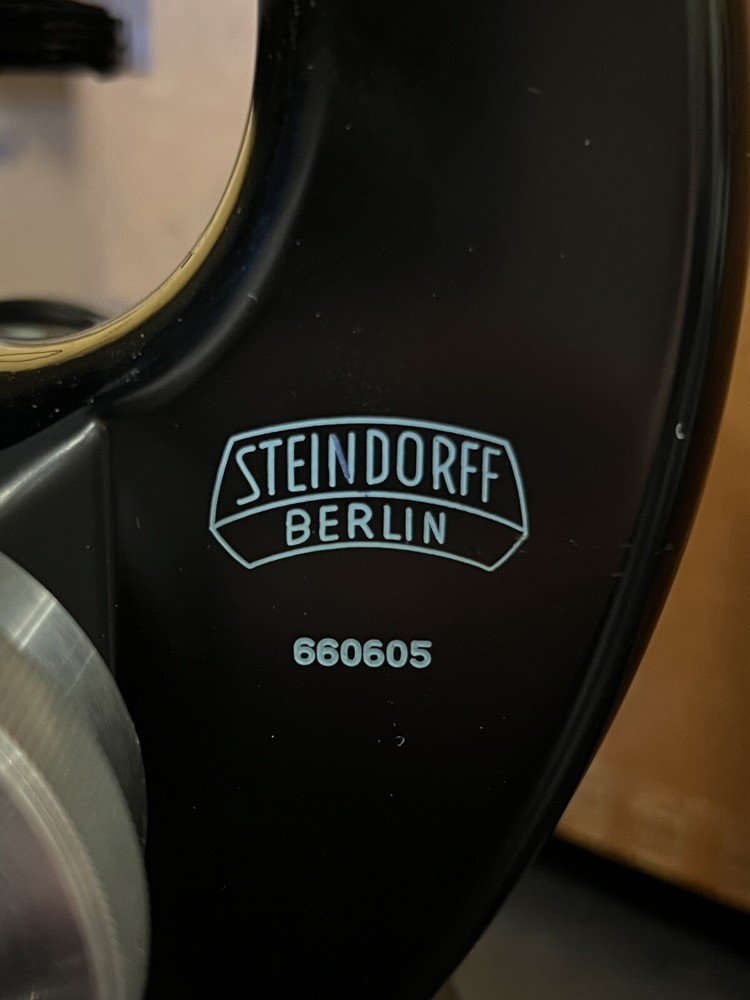 Vintage Steindorff Binocular Microscope with Wooden Case