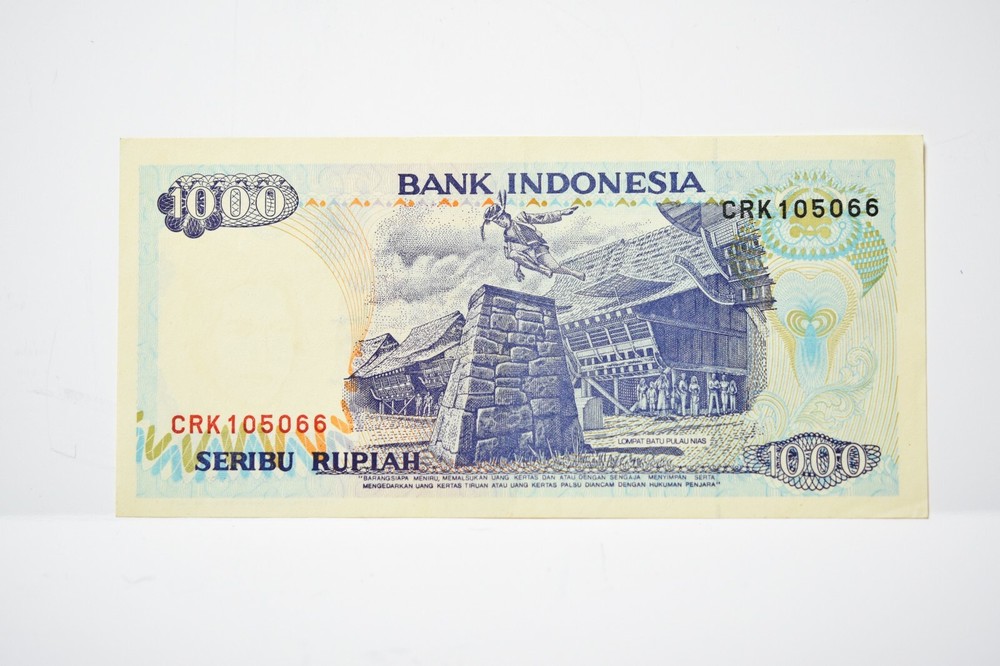 1992 Indonesia 1000 Rupiah (nb132)