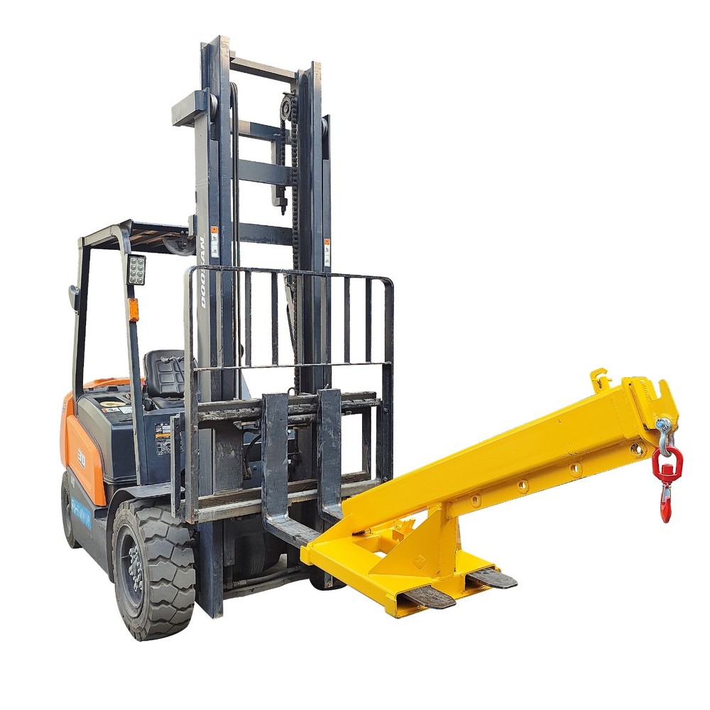 6600lbs Loading Forklift Mobile Crane, Forklift Extension Attachments Crane
