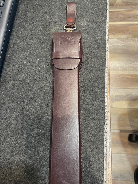 Vintage Post Versalog  Leather Case + Strap + Belt Loop No Ruler-case only 12.5"