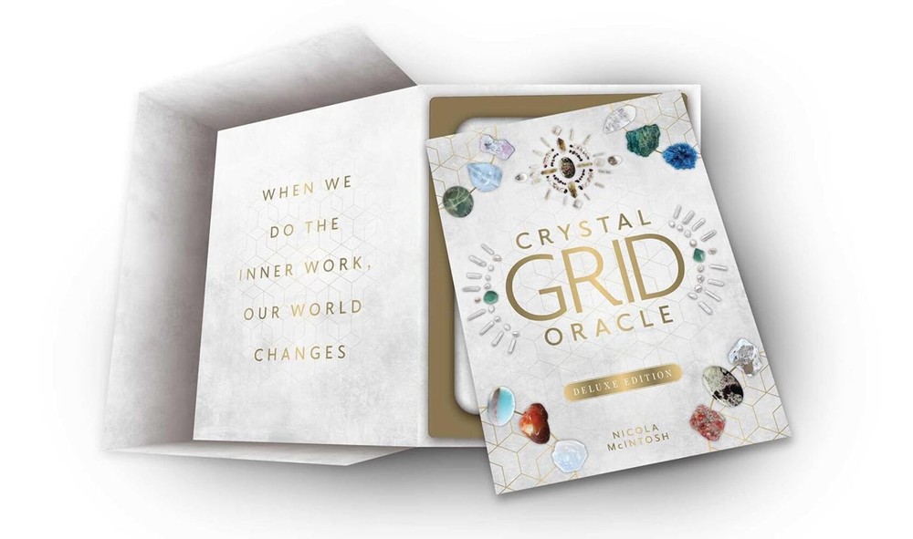 Crystal Grid Oracle Cards Deck Deluxe Edition Rockpool Publishing
