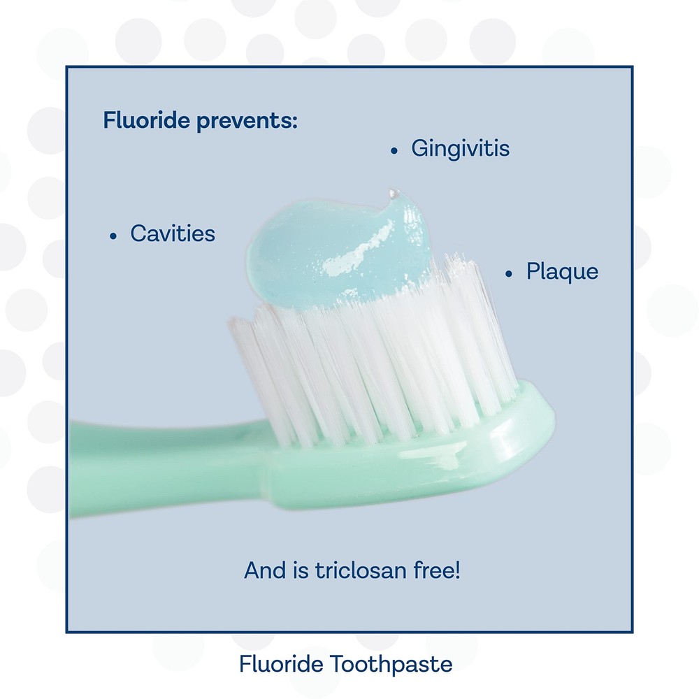 ® Mint Fluoride Toothpaste Gel, ADA Approved, Prevents Cavities, Gingivitis, ...