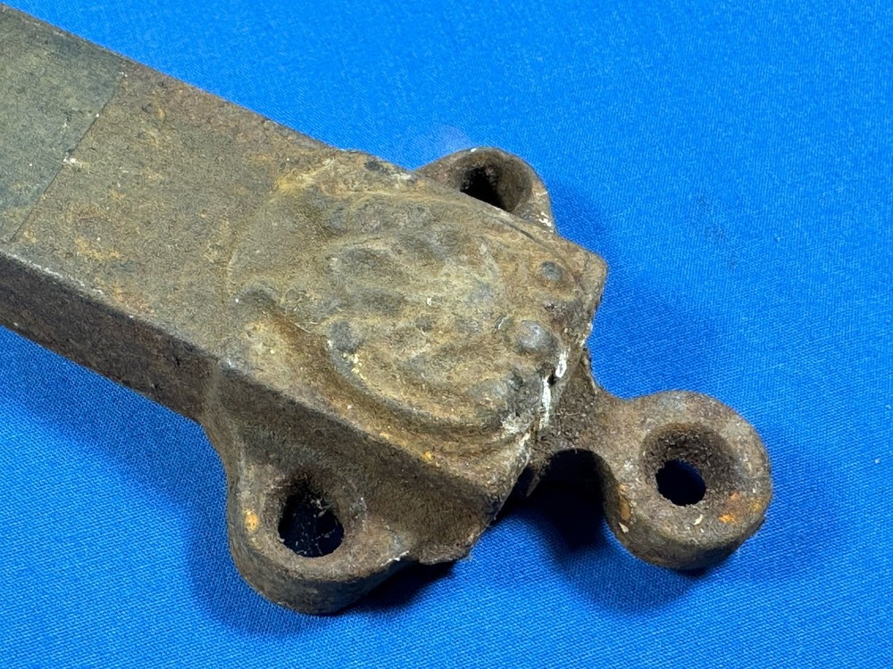 Victorian Door Latch, Spring Loaded ~ Double Entry Door Hardware, No Pull Chain