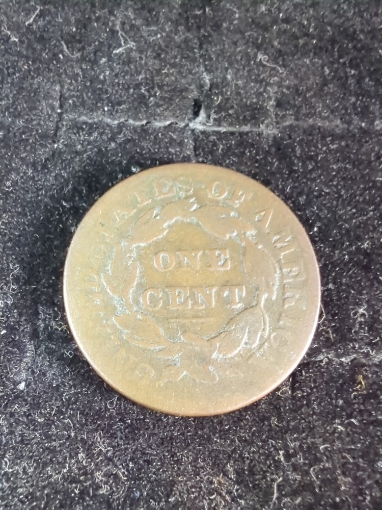1830 Large Cent Coronet Head Circulated