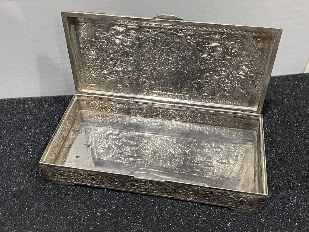 Antique box model craftsmanship 800 Sterling Silver 308g